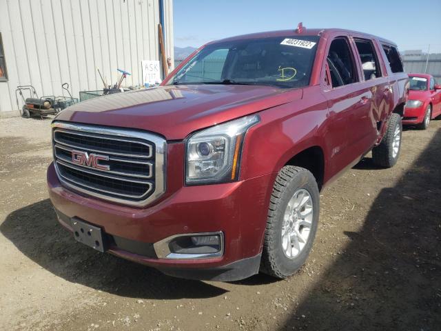 1GKS2GKC7GR380287 - 2016 GMC YUKON XL K1500 SLT MAROON photo 2