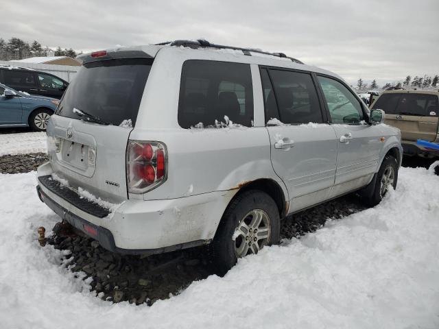 5FNYF18558B007885 - 2008 HONDA PILOT EXL SILVER photo 3