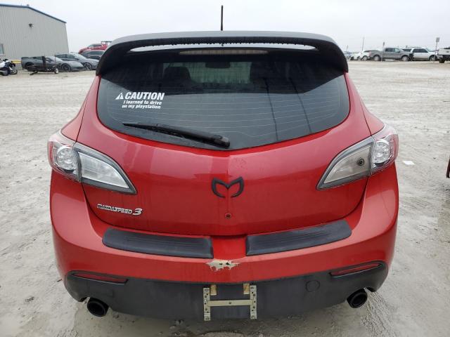JM1BL1L35D1794165 - 2013 MAZDA SPEED 3 Қызыл фото 6