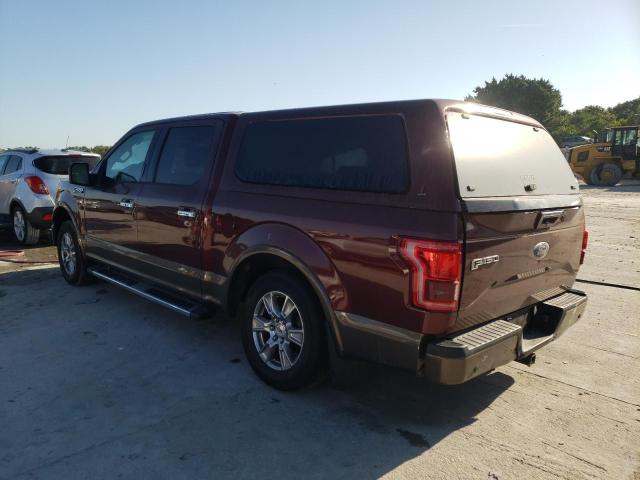 1FTEW1CP7FFB05241 - 2015 FORD F150 SUPERCREW BURGUNDY photo 3