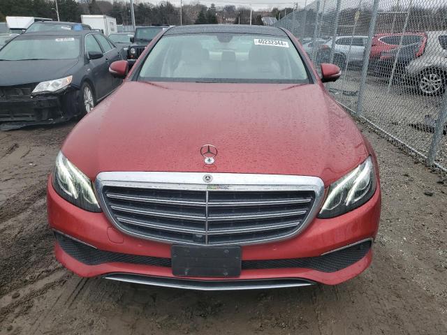 WDDZF8EB1LA732205 - 2020 MERCEDES-BENZ E 350 4MATIC RED photo 5