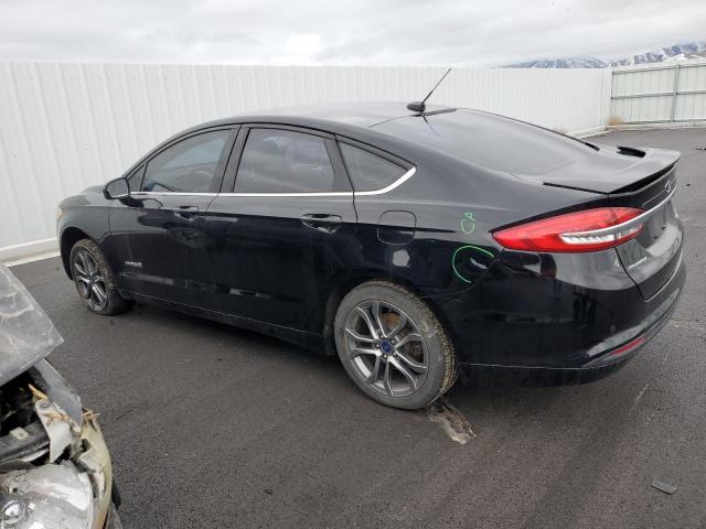 3FA6P0LU6HR368060 - 2017 FORD FUSION SE HYBRID BLACK photo 2