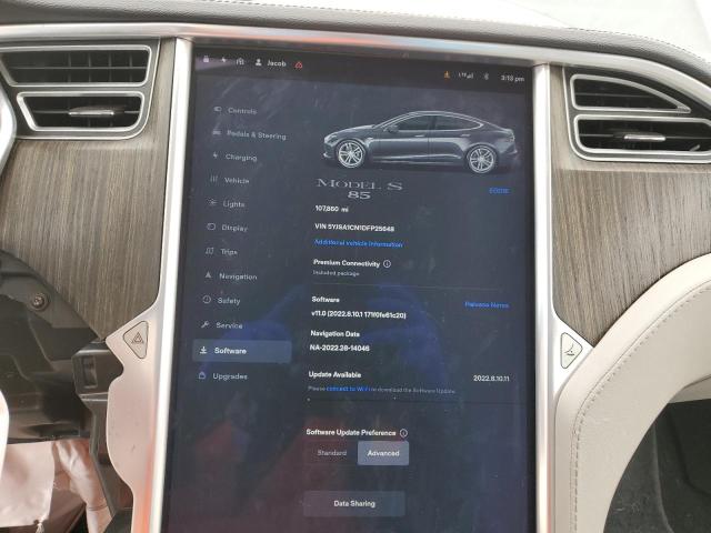 5YJSA1CN1DFP25648 - 2013 TESLA MODEL S Grafit foto 9