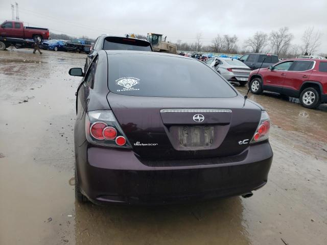 JTKDE167490276104 - 2009 TOYOTA SCION TC MAROON photo 6