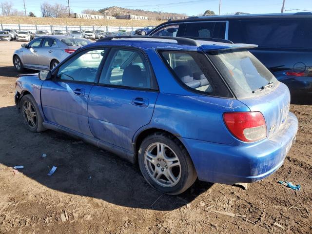 JF1GG29672H811995 - 2002 SUBARU IMPREZA WRX BLUE photo 2