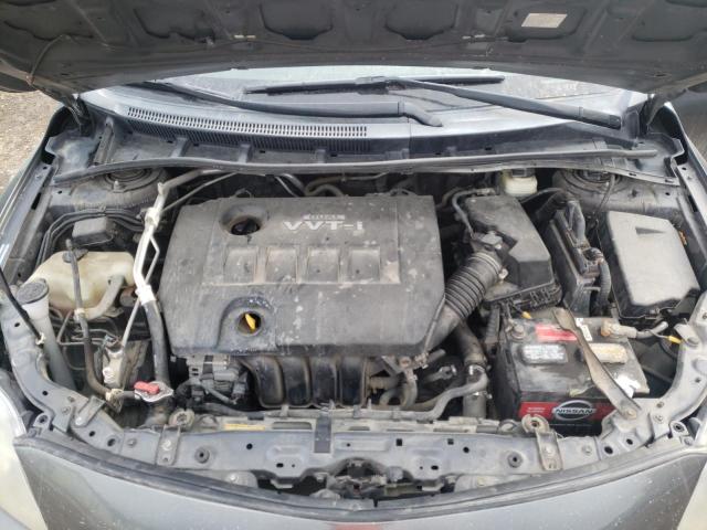 1NXBU40E99Z021253 - 2009 TOYOTA COROLLA BASE BLACK photo 11