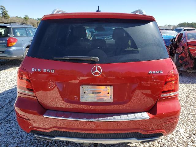 WDCGG8JB1DG030320 - 2013 MERCEDES-BENZ GLK 350 4MATIC RED photo 6