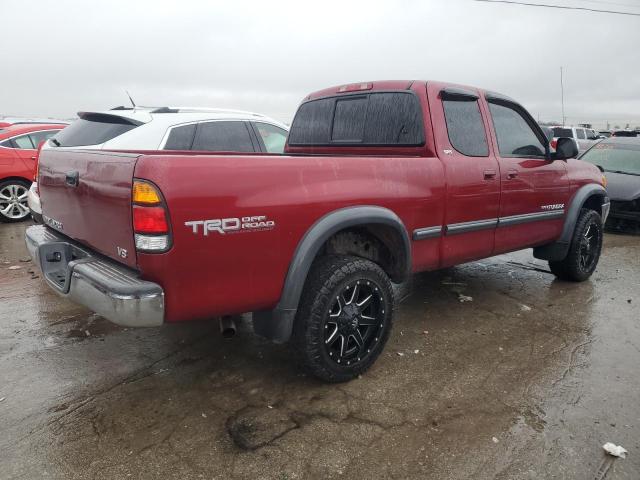 5TBBT4414YS028301 - 2000 TOYOTA TUNDRA ACCESS CAB RED photo 3