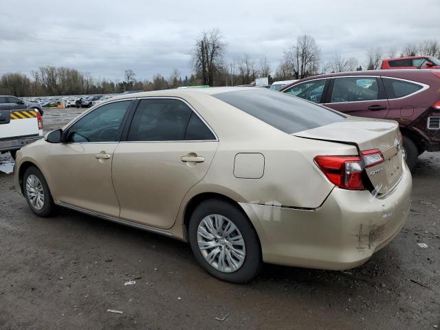 4T4BF1FK5CR265064 - 2012 TOYOTA CAMRY BASE GOLD photo 2