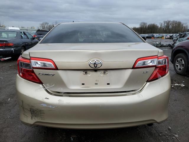 4T4BF1FK5CR265064 - 2012 TOYOTA CAMRY BASE GOLD photo 6