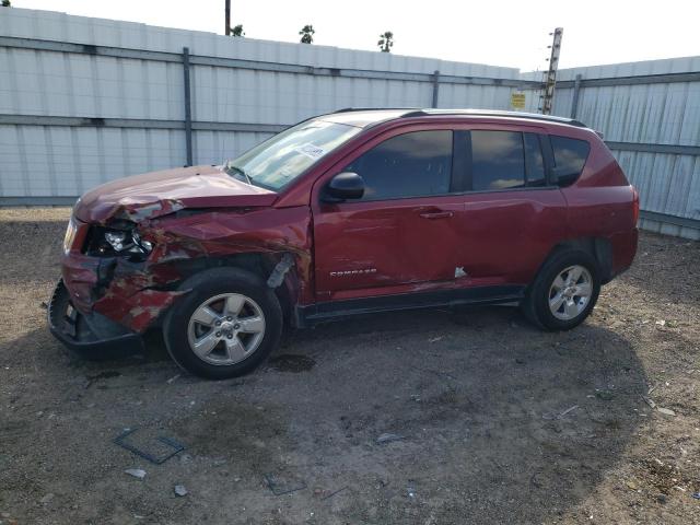 1C4NJCBA0ED725902 - 2014 JEEP COMPASS SPORT მუქწითელი ფოტო 1