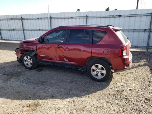 1C4NJCBA0ED725902 - 2014 JEEP COMPASS SPORT მუქწითელი ფოტო 2