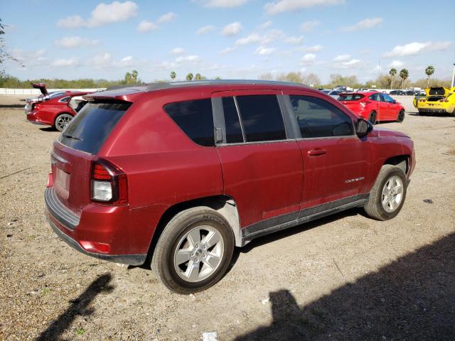 1C4NJCBA0ED725902 - 2014 JEEP COMPASS SPORT მუქწითელი ფოტო 3