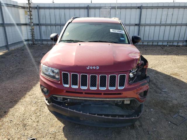 1C4NJCBA0ED725902 - 2014 JEEP COMPASS SPORT მუქწითელი ფოტო 5
