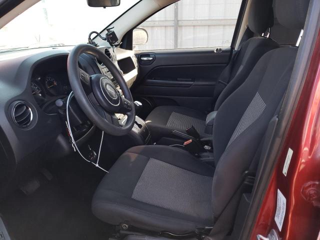 1C4NJCBA0ED725902 - 2014 JEEP COMPASS SPORT მუქწითელი ფოტო 7