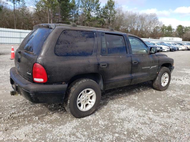 1B4HS28NX1F571743 - 2001 DODGE DURANGO BLACK photo 3