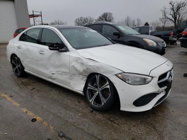 W1KAF4HB9PR141337 - 2023 MERCEDES-BENZ C 300 4MATIC WHITE photo 4