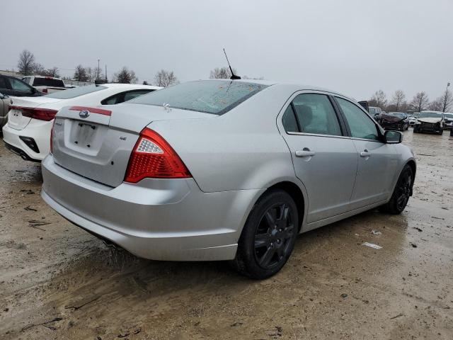 3FAHP0HA7AR430935 - 2010 FORD FUSION SE SILVER photo 3