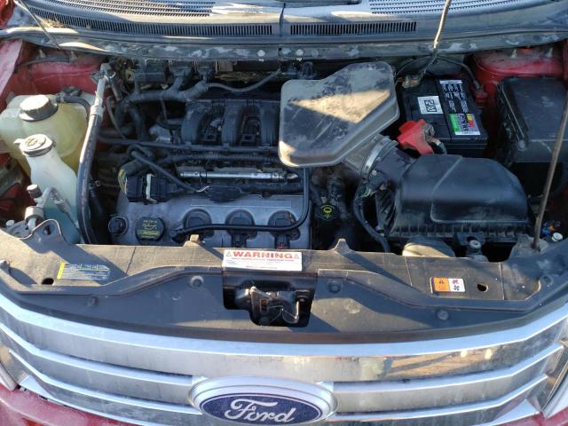 2FMDK49C97BB33036 - 2007 FORD EDGE SEL PLUS RED photo 11