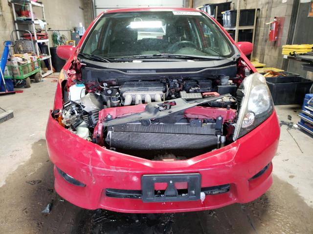 JHMGE8H56CC041233 - 2012 HONDA FIT SPORT RED photo 5