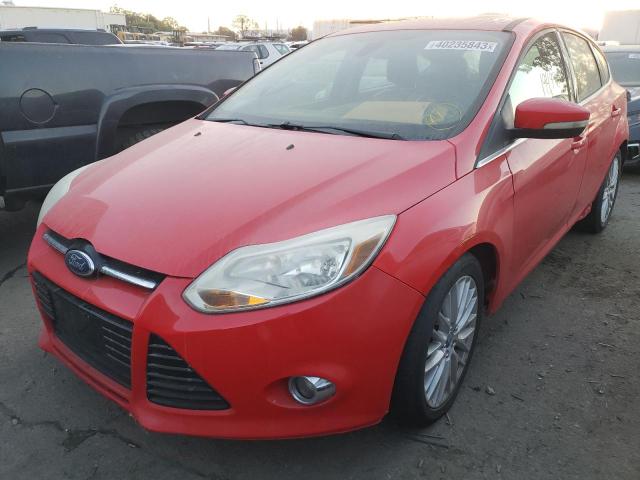 1FAHP3M28CL183636 - 2012 FORD FOCUS SEL RED photo 1