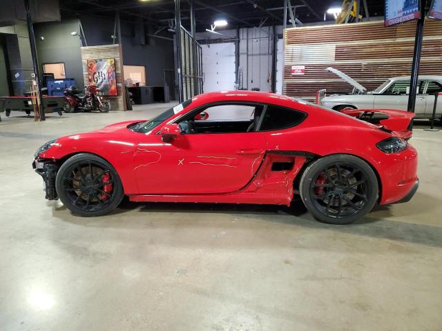 WP0AC2A80PS275376 - 2023 PORSCHE CAYMAN GT4 RED photo 3