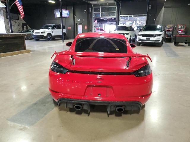 WP0AC2A80PS275376 - 2023 PORSCHE CAYMAN GT4 RED photo 4