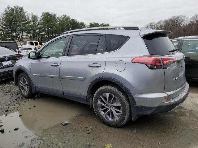 JTMRJREV6JD199563 - 2018 TOYOTA RAV4 HV LE GRAY photo 2