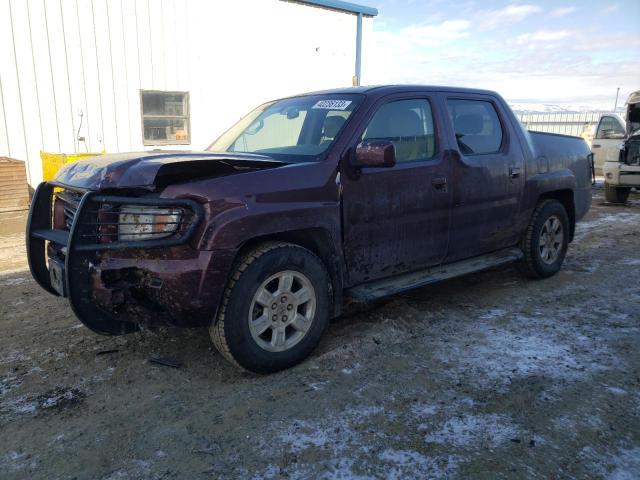 2HJYK16598H518701 - 2008 HONDA RIDGELINE RTL MAROON photo 1