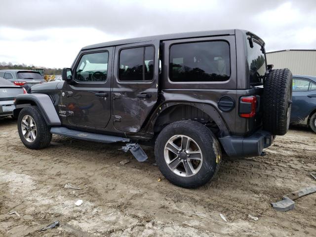 1C4HJXEN8KW507838 - 2019 JEEP WRANGLER U SAHARA GRAY photo 2