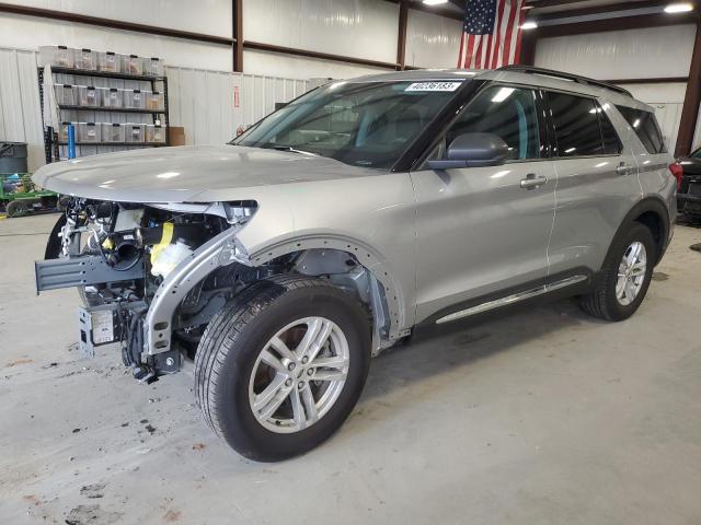 1FMSK7DH7NGA72688 - 2022 FORD EXPLORER XLT SILVER photo 1