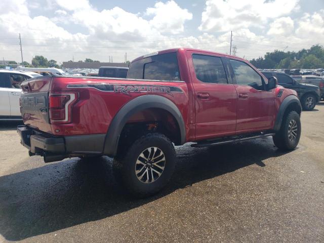 1FTFW1RG6KFC42788 - 2019 FORD F150 RAPTOR RED photo 3