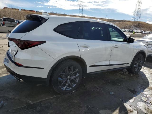 5J8YE1H0XPL007434 - 2023 ACURA MDX A-SPEC WHITE photo 3