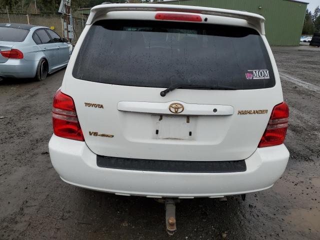 JTEHF21A130121494 - 2003 TOYOTA HIGHLANDER LIMITED WHITE photo 6