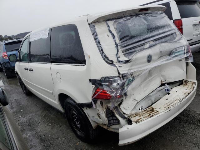 2C4RVAAGXCR354791 - 2012 VOLKSWAGEN ROUTAN S თეთრი ფოტო 2