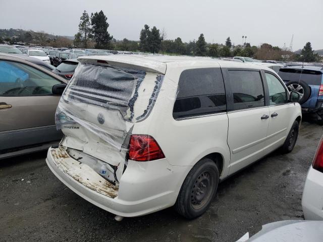 2C4RVAAGXCR354791 - 2012 VOLKSWAGEN ROUTAN S WHITE photo 3