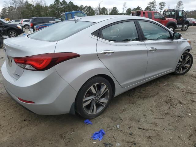 KMHDH4AE7FU437406 - 2015 HYUNDAI ELANTRA SE SILVER photo 3