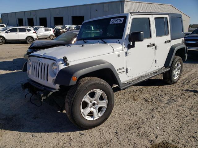 1C4BJWDG9JL883158 - 2018 JEEP WRANGLER U SPORT თეთრი ფოტო 1