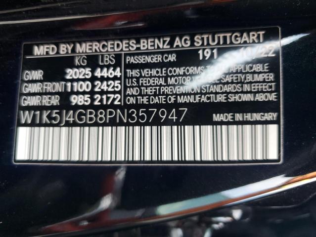 W1K5J4GB8PN357947 - 2023 MERCEDES-BENZ CLA 250 BLACK photo 13