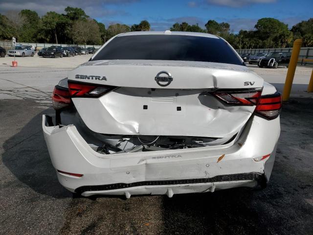 3N1AB8CVXNY297556 - 2022 NISSAN SENTRA SV WHITE photo 6