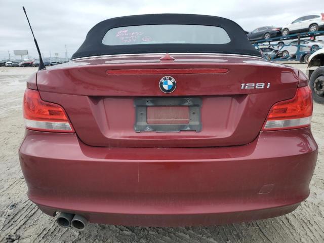 WBAUL7C51CVM82376 - 2012 BMW 128 I BURGUNDY photo 6