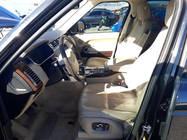 SALGS2FV4HA373726 - 2017 LAND ROVER RANGE ROVE HSE BLACK photo 7