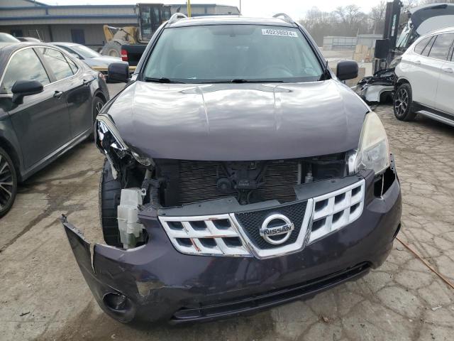 JN8AS5MTXBW165073 - 2011 NISSAN ROGUE S BLACK photo 5