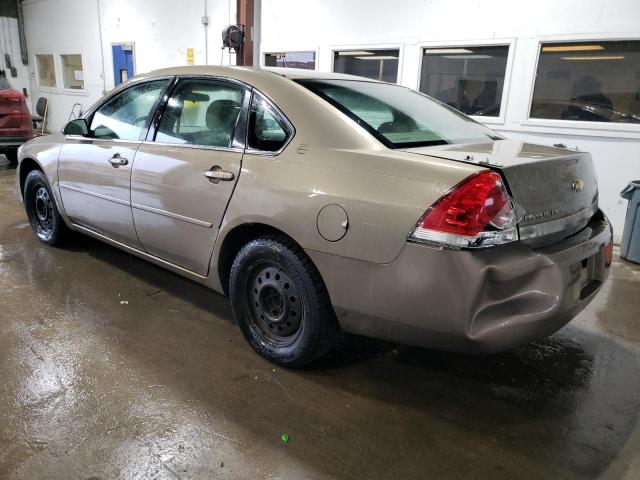 2G1WT58K579211062 - 2007 CHEVROLET IMPALA LT TAN photo 2