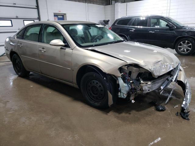 2G1WT58K579211062 - 2007 CHEVROLET IMPALA LT TAN photo 4