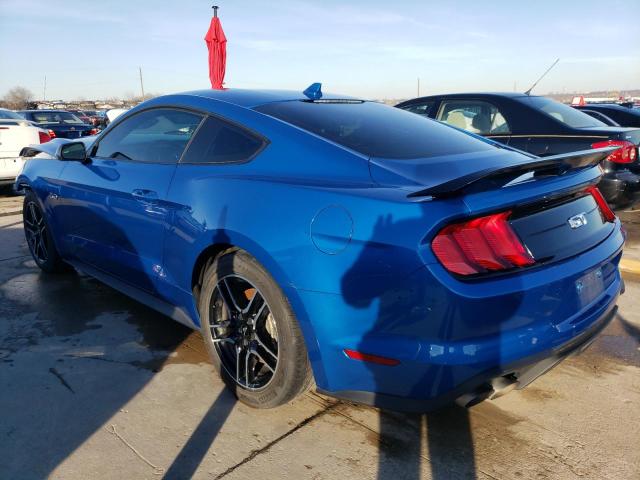 1FA6P8CF2M5155832 - 2021 FORD MUSTANG GT BLUE photo 2