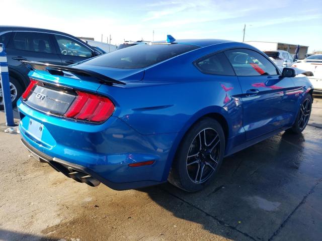 1FA6P8CF2M5155832 - 2021 FORD MUSTANG GT BLUE photo 3