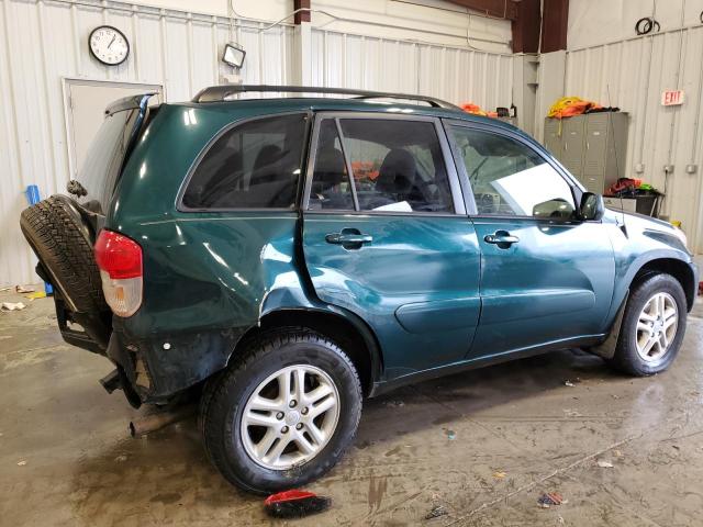 JTEGH20V330098536 - 2003 TOYOTA RAV4 TEAL photo 3