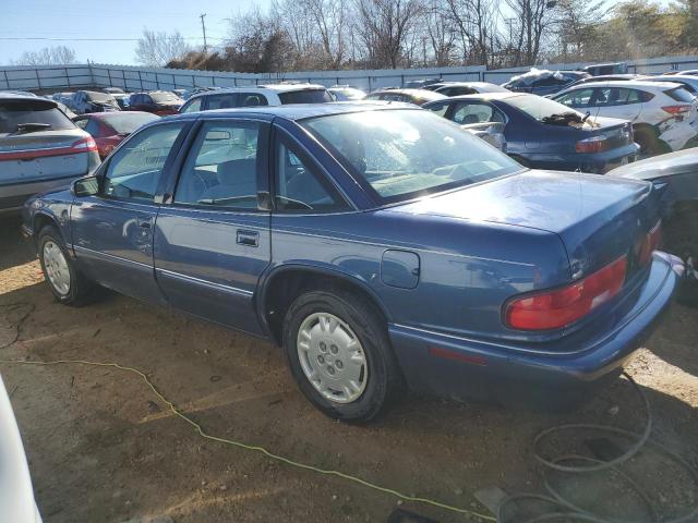 2G4WB52M7T1437094 - 1996 BUICK REGAL CUSTOM BLUE photo 2