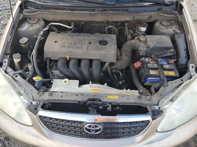 1NXBR32E25Z349990 - 2005 TOYOTA COROLLA CE TAN photo 11